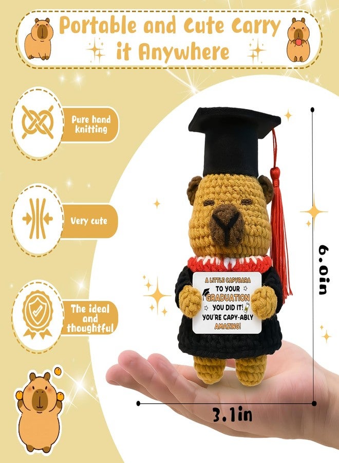 AICHPVOY Handmade Crochet Animals Kapipa Graduation Gift for Friends Graduating from high School Handmade Graduation Gifts/Christmas/Thanksgiving gifts Womens Gift For Christmas Stocking Stuffers for Women - Image 2