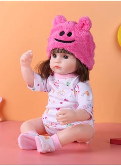 Nano Classic 16 inch 42cm Reborn Baby Doll Soft cloth vinyl head, leg and hand Silicone Doll newborn real like Baby Doll Girl Toy -  PINK  - Image 4