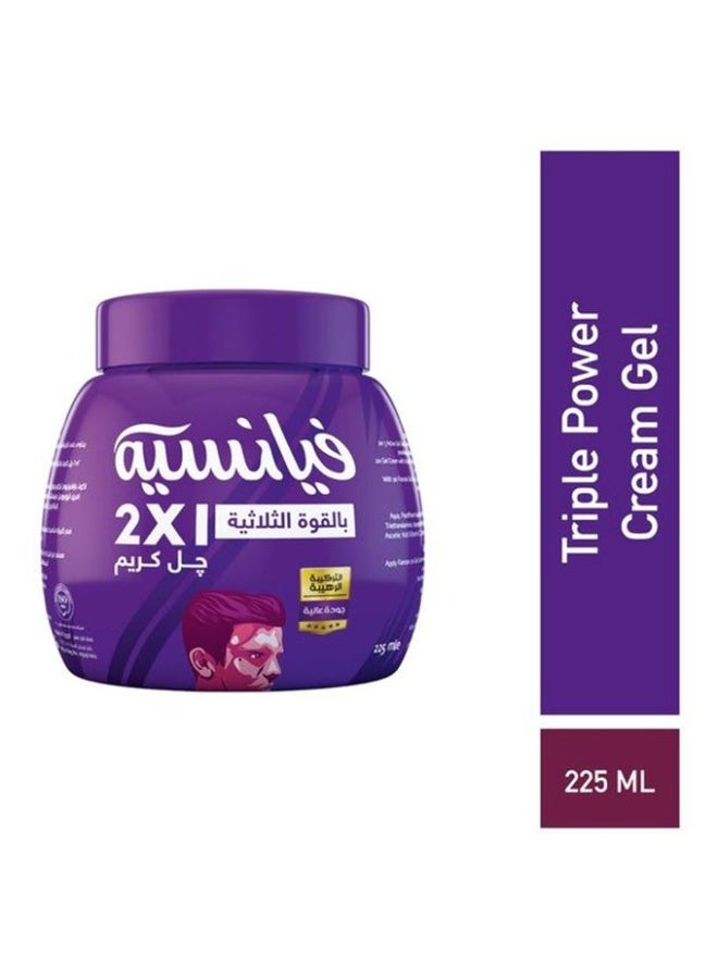 FIANCEE Gel Cream 2 IN 1 Three Active - 225ML - Image 2