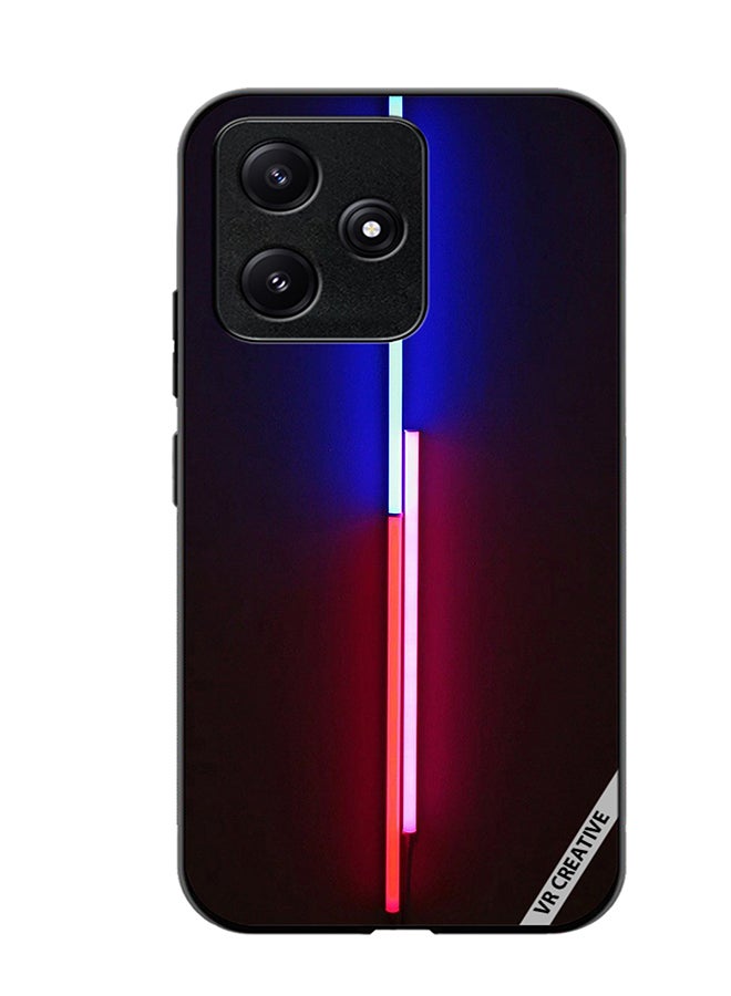 VR CREATIVE Protective Case Cover For Xiaomi Poco M6 Pro 5G Lights Design Multicolour - Image 1