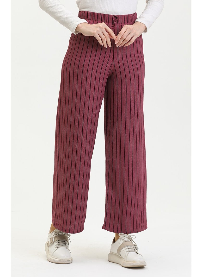 Wide Leg Relaxed Cut Flowy Plain Crepe Trousers 8731-01 Dusty Rose - pzsku/Z71EE7BD38899622C4025Z/45/_/1738793389/049021fc-0b6b-4a24-88b7-8b90dd569065