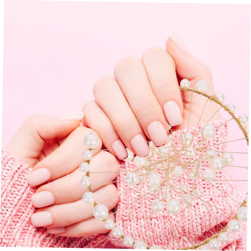 2Pcs White Pearl Decorative Props For Jewelry Display Nail Art Photography - Image 5