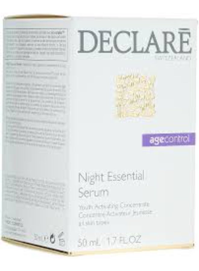 Declare Declaré Age Control Night Essential Serum 50ml - Image 3