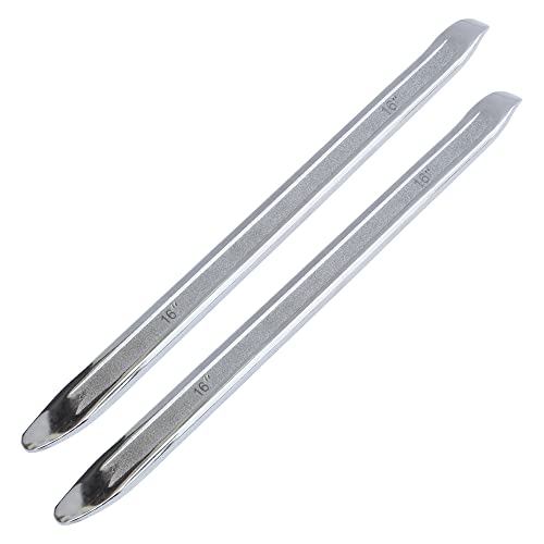 FOCMKEAS 2 PCS 16-Inch Tire Iron, Heavy Duty Tire Spoons Lever Bar, Professional Tire Changing Tool for Installing and Removing and Repairing Wheel Tires of Cars, Motorcycles, Scooter Bicycles - Image 1
