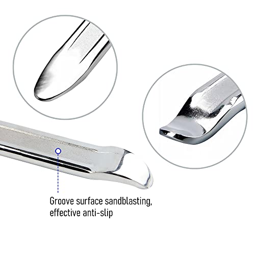 FOCMKEAS 2 PCS 16-Inch Tire Iron, Heavy Duty Tire Spoons Lever Bar, Professional Tire Changing Tool for Installing and Removing and Repairing Wheel Tires of Cars, Motorcycles, Scooter Bicycles - Image 4