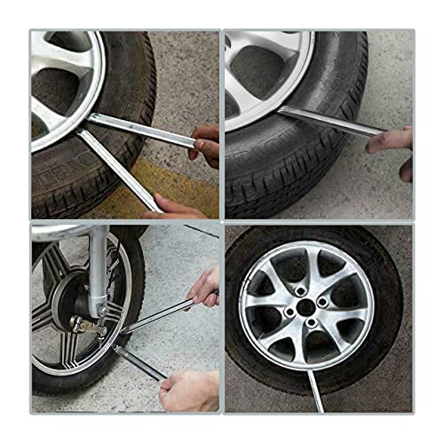 FOCMKEAS 2 PCS 16-Inch Tire Iron, Heavy Duty Tire Spoons Lever Bar, Professional Tire Changing Tool for Installing and Removing and Repairing Wheel Tires of Cars, Motorcycles, Scooter Bicycles - Image 5