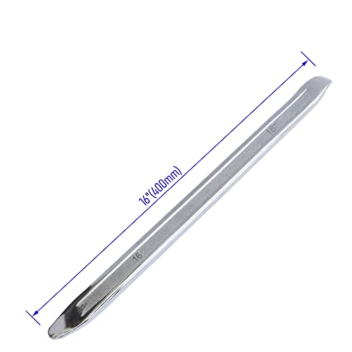 FOCMKEAS 2 PCS 16-Inch Tire Iron, Heavy Duty Tire Spoons Lever Bar, Professional Tire Changing Tool for Installing and Removing and Repairing Wheel Tires of Cars, Motorcycles, Scooter Bicycles - Image 2