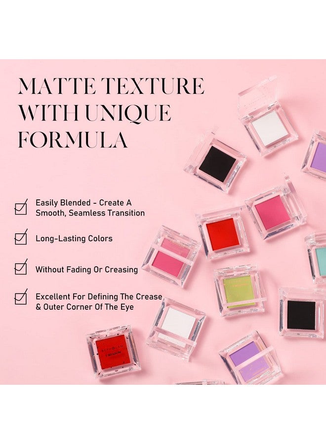 BEPHOLAN Single Red Eyeshadow Palette,High Pigment,Longwear,Intense Color Gothic Makeup - Image 4