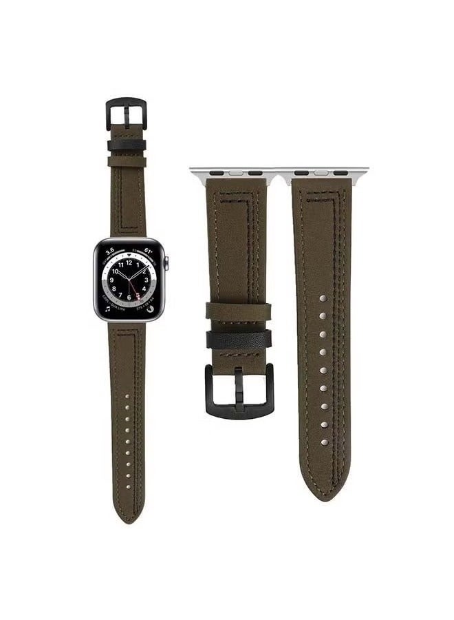 vesus Replacement Band For Apple Watch Series 6/SE/5/4/3/2/1 Army Green