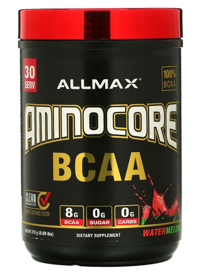Allmax AMINOCORE™ BCAA Watermelon 0.69 lbs (315 g) 