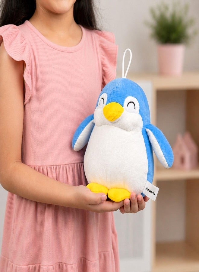 Aruvia Penguin Plush Soft Toy 25 CM for Kids, Boys & Girls | Ultra Soft Stuffed Animal Plushie with Hanging Loop | Cute Blue Penguin Birthday Gift, Baby Cuddle Toy - Image 2