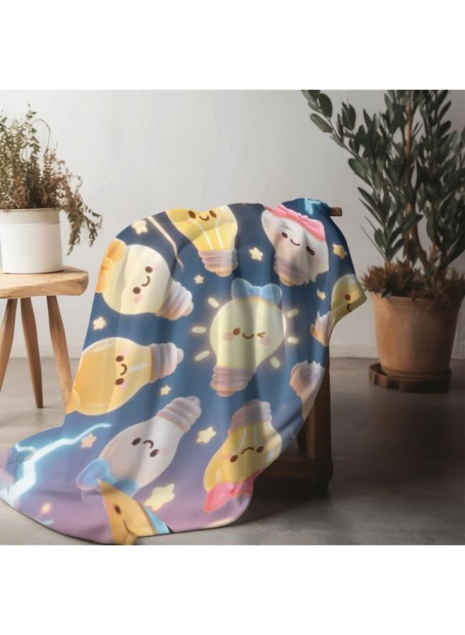 general Wisdom Fairy (latest) flannel thin blanket (warm and comfortable, suitable for sleep, game use, dust and sandproof) 150cm*200cm - 96 - Image 3