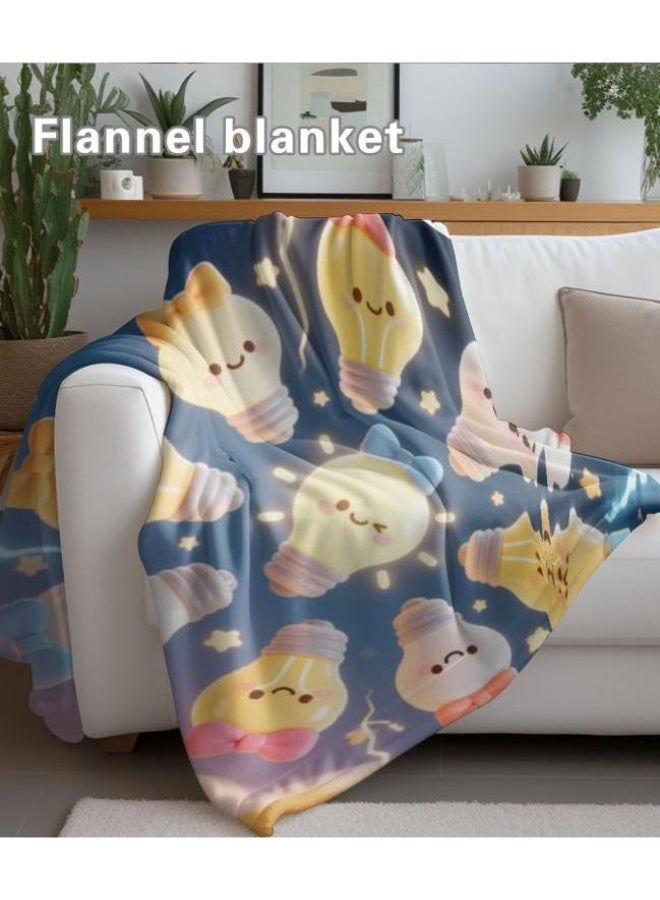 general Wisdom Fairy (latest) flannel thin blanket (warm and comfortable, suitable for sleep, game use, dust and sandproof) 150cm*200cm - 96 - Image 4