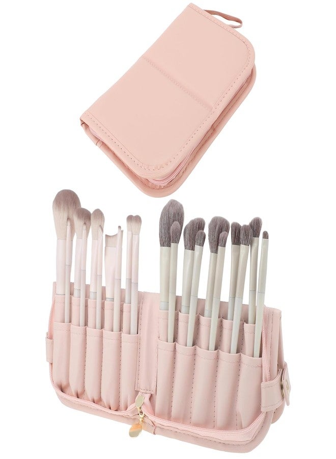 RarePicks Puffy Makeup Bag Organizer for Women | Premium Quilted Cosmetic Case with Handle | Spacious Waterproof Travel Pouch, Double Zipper & Inner Pocket Soft Luxury Toiletry Storage (Pink) - Image 1