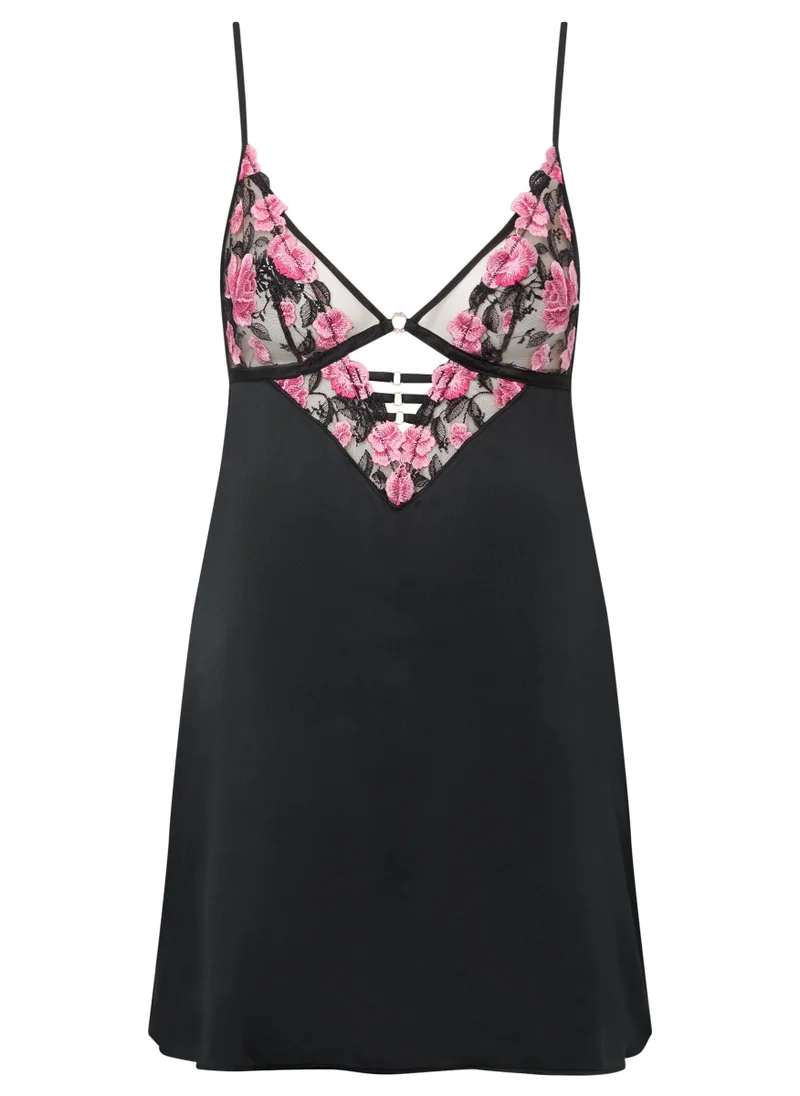 Ann Summers Black/Pink Ann Summers Everlasting Love Chemise for Women | Best Price UAE