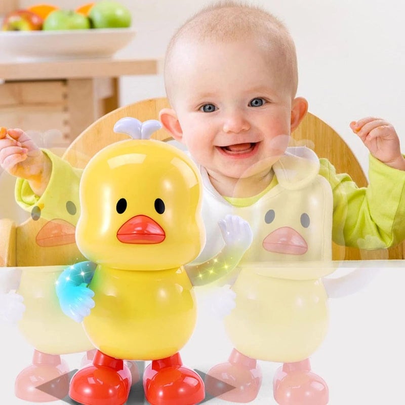 woobles Dancing Duck, Toddler Learning and Crawling Baby Toy with LED Lights - Image 4