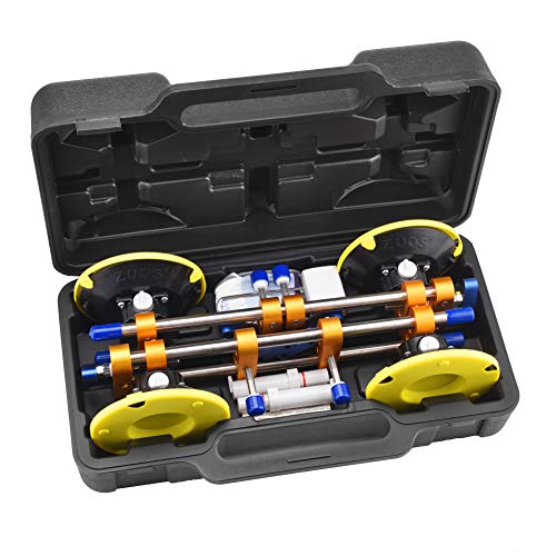 ZUOS A Pairs of Seamless seam Setter with 6" Suction Cups for Seam Joining & Leveling/Professional Countertop, granite， Stone, Marble Slab Installation. (double pole 2 PCS) - Image 2