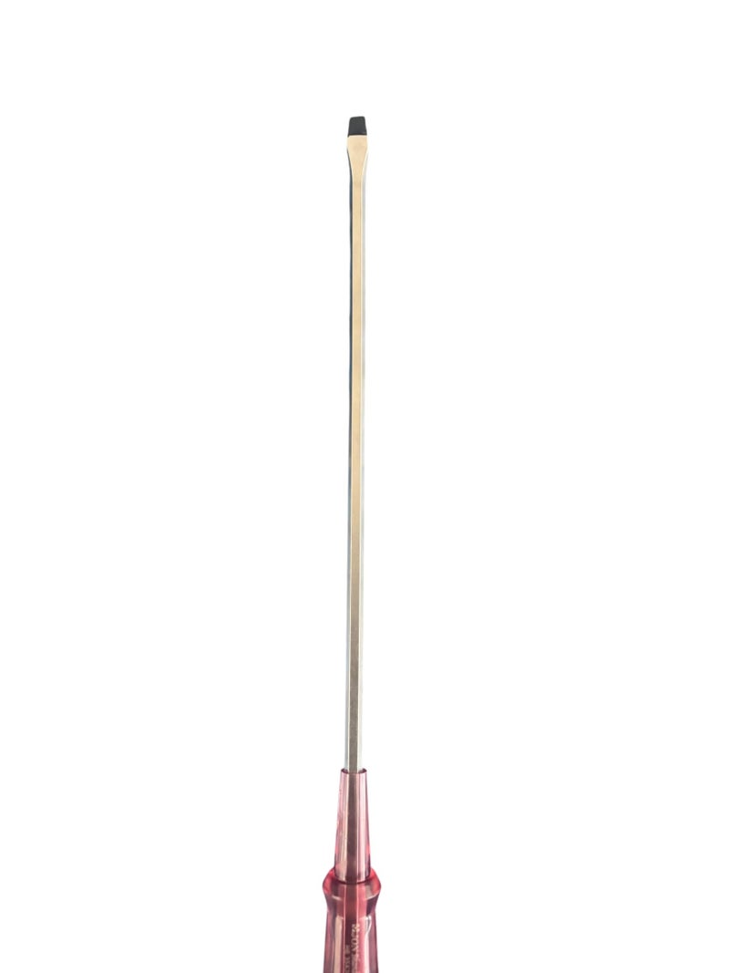 Jon Bhandari Tools 300mm Hammering Screwdriver with Striking Head – Heavy Duty Flat Head Screwdriver with Chrome Vanadium Steel Shaft & Shockproof Handle for Home, Electrical, DIY & Professional Use - Image 5