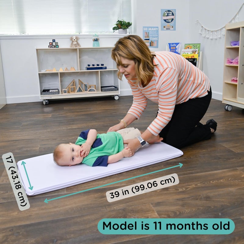 Children's Factory Childrenâ€™s Factory Waterproof Baby Changing Pad, Diaper Changing Mat for Babies and Toddlers, Soft and Easy to Clean - Image 5
