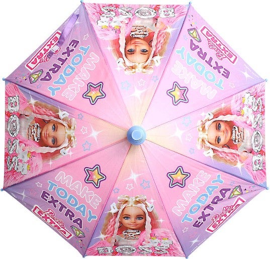 Toyfest Barbie Extra Boss PVC Protective Covered Children's Umbrella - 3 - 12 Years Diameter: 85 cm  - Image 2