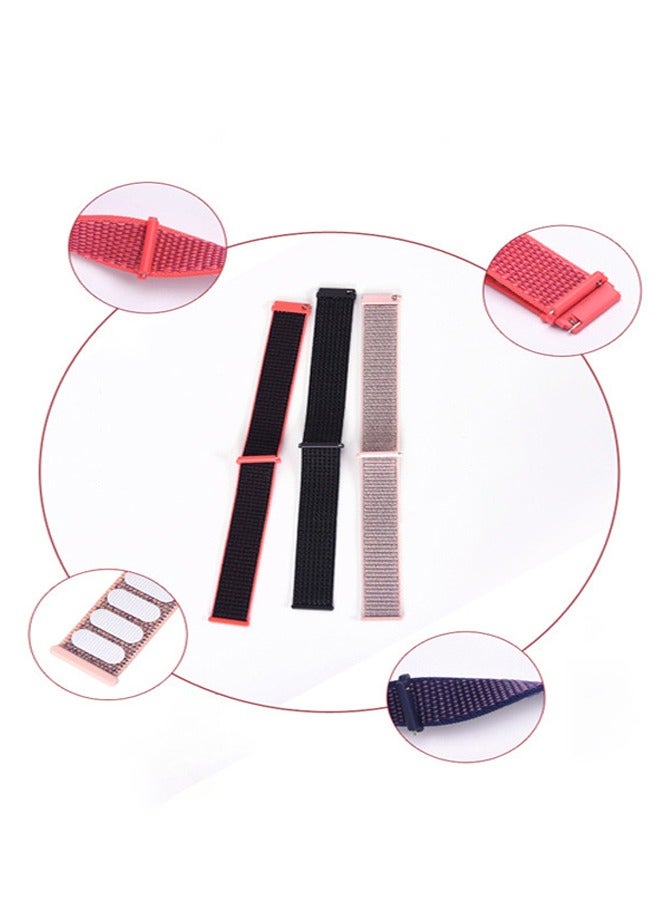 Replacement Strap Smart Watch For Huawei GT 4 46mm/Huawei Watch GT5 46mm Nylon Loop Strap Velcro Style - Image 2