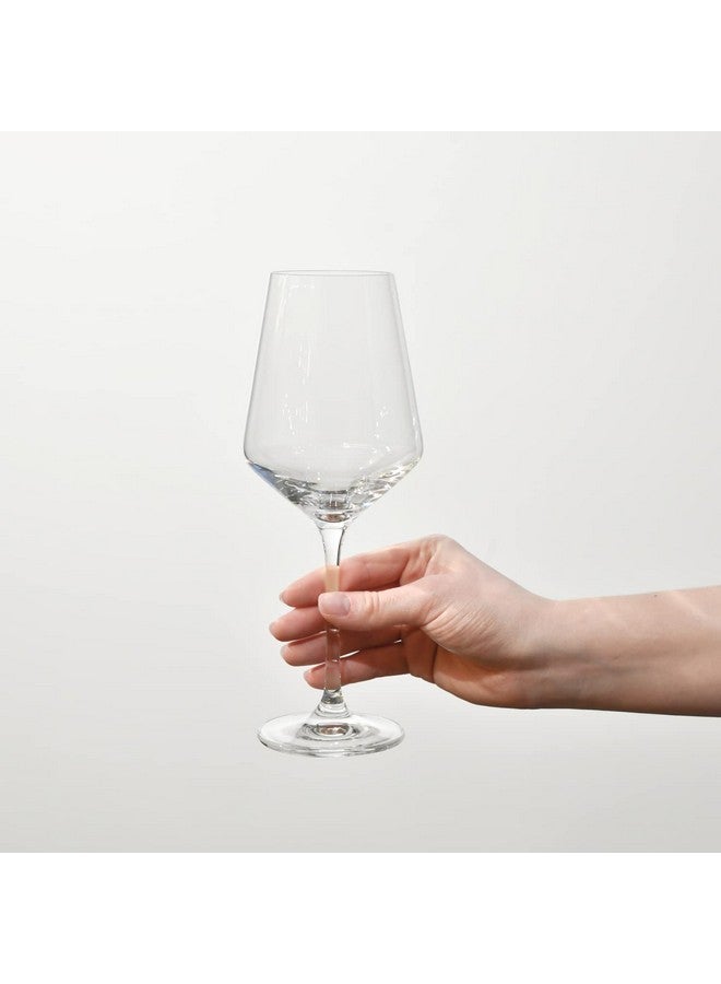 Krosno Krosno Large White Wine Glasses Set of 6, 13.2 oz, Avant-Garde Collection, Crystal Glass,Long Stem Wine Glasses for Wines and Cocktails, Glass Set for All Occasions, Dishwasher Safe, Made in Europe  - Image 3