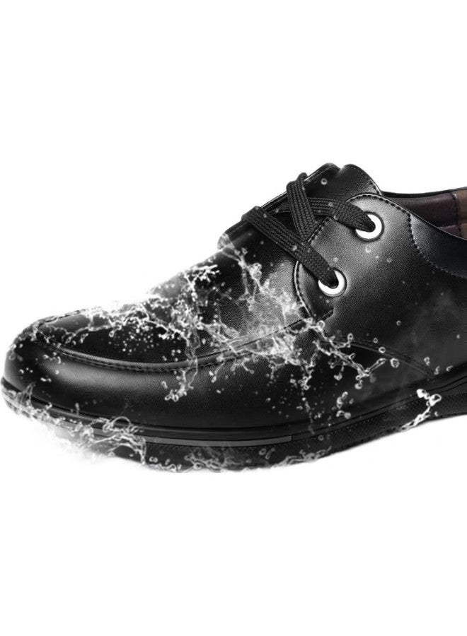 Kitchen King Chuwang Chef Shoes, Hotel Kitchen Special Work Shoes, Water-Resistant, Non-Slip Leather Shoes, Men'S Safe Breathable Wear-Resistant 5111 43 - Image 2