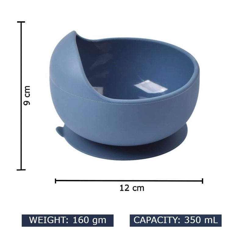 NOWFLY Silicone Baby Feeding Set - BPA-Free Bowl & Spoon - Suction Base - Microwave Safe - Non-Slip - Image 5