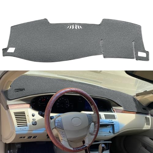 Fcovergurus Dash Cover Mat Custom Fit for Toyota Avalon 2005 2006 2007 2008 2009 2010 with Cutout for Speaker, Dashboard Cover Pad Carpet Protector F101 (Dark Gray) - Image 2