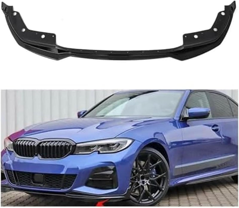 QASULER Front Bumper Lip Spoiler for BMW 3 Series G20 - Image 3