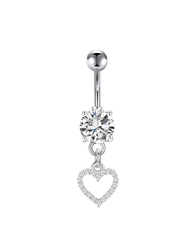 Bukela 4 PCS long silvery Belly Rings Set - Image 3
