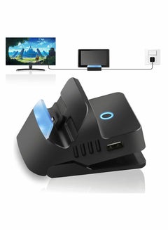 Switch Charging Dock Portable Compact Switch Replacement Charging TV Dock for Nintendo Switch/Switch OLED USB C Power Input Port USB 3.0 HDMI Port with Cooling Structure DesignHDMI Video Converter