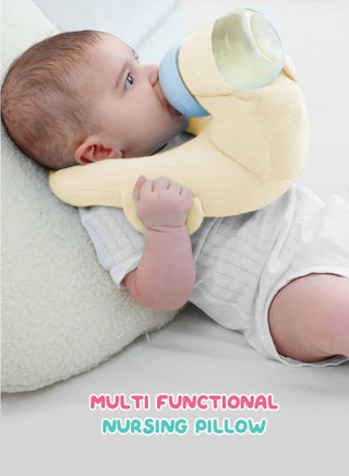 Baby Self Feeding Cushion, Baby Self Feeding Pillow, Breast Feeding Pillow, Baby Feeding Bottle Holder, Baby Organic Cotton - view 2