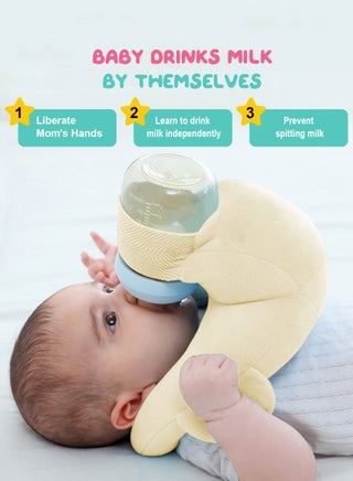 Baby Self Feeding Cushion, Baby Self Feeding Pillow, Breast Feeding Pillow, Baby Feeding Bottle Holder, Baby Organic Cotton - view 5