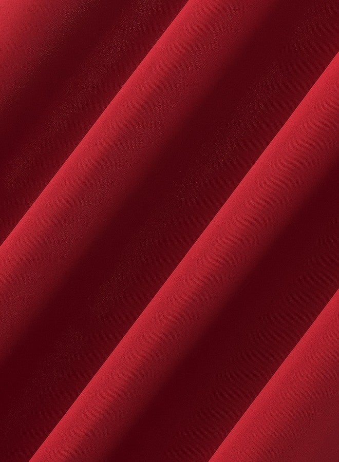 Sun Zero Soho Blackout Energy Efficient Grommet Curtain Panel Pair, 54" x 96", Red, 2-pack - Image 3