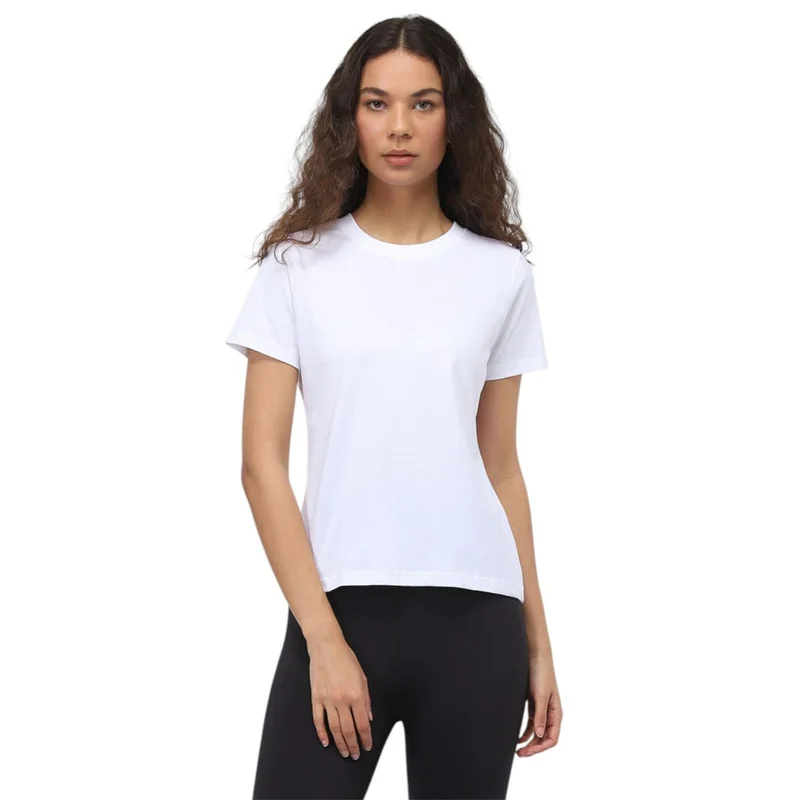نوبيرو White Regular Fit T-Shirt for Women