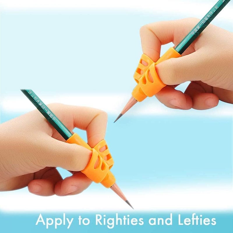 JuneLsy Pencil Grips Pencils Grips for Kids Handwriting Posture Correction Training Writing AIDS for Kids Toddler Preschoolers Students Children Special Needs (18PCS) - Image 3