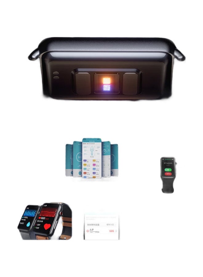 Dido ساعة ذكية R50Promax لمراقبة مستوى السكر في الدم وضغط الدم للرجال والنساء، جهاز قياس مستوى السكر في الدم المنزلي، مسجل ضغط الدم الكهربائي غير الجراحي على المعصم، ساعة ذكية لمراقبة الصحة - Image 2