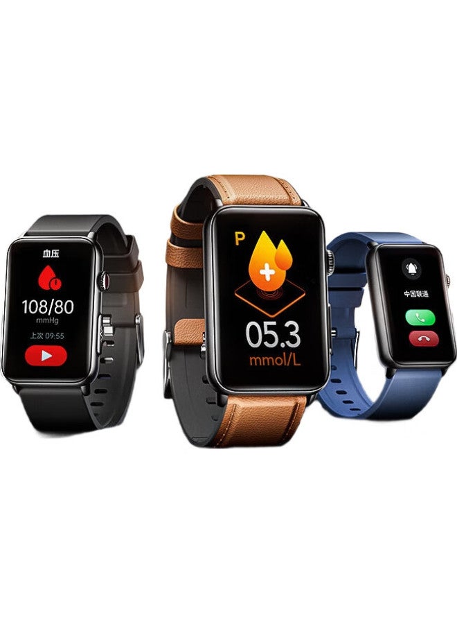 Dido ساعة ذكية R50Promax لمراقبة مستوى السكر في الدم وضغط الدم للرجال والنساء، جهاز قياس مستوى السكر في الدم المنزلي، مسجل ضغط الدم الكهربائي غير الجراحي على المعصم، ساعة ذكية لمراقبة الصحة - Image 1