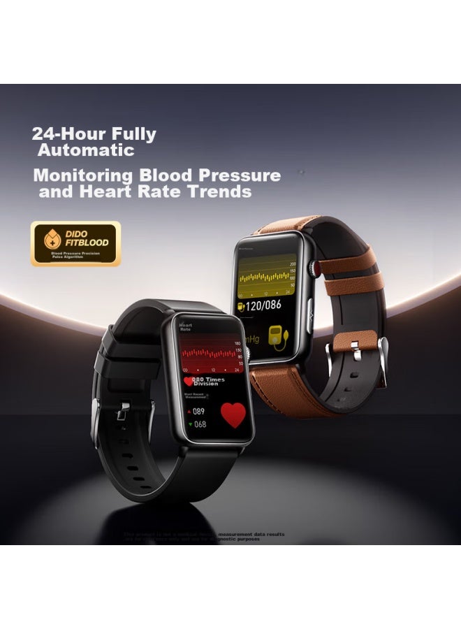 Dido R50promax Blood Glucose And Blood Pressure Monitoring Smart Watch For Men And Women, Home Blood Glucose Meter, Non-invasive Wrist Ecg Blood Pressure Recorder, Health Monitoring Smart Watch - Image 3