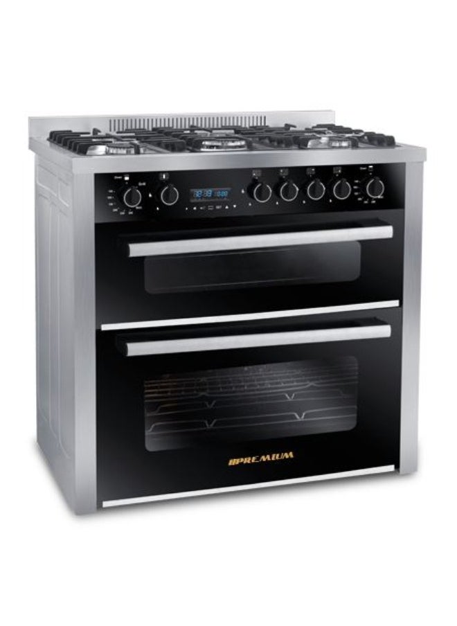 UNIONAIRE Premium Double Chef Gas And Electric Cooker 5 Burners 