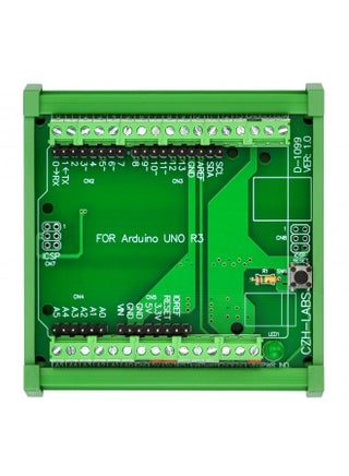 Electronics-Salon DIN Rail Mount Screw Terminal Block Adapter Module, for Arduino UNO R3. - pzsku/Z71EFF215D3A6916ADBBBZ/45/_/1731077936/42208478-cbed-44ff-aa7d-77e95386180e