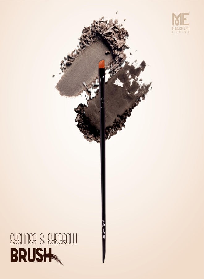 JUST GOLD Justgold Eyebrow and Eyeliner Makeup Brush Ultra Soft Synthetic Bristles with Wooden Handle Makeup Blending Brush (#82) - Image 4