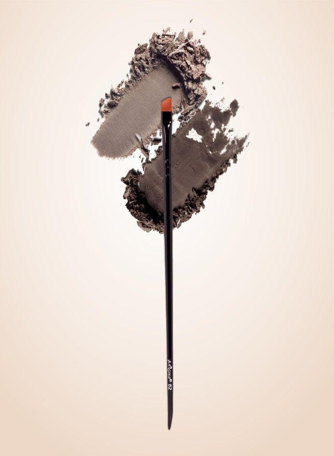 JUST GOLD Justgold Eyebrow and Eyeliner Makeup Brush Ultra Soft Synthetic Bristles with Wooden Handle Makeup Blending Brush (#82) - Image 1