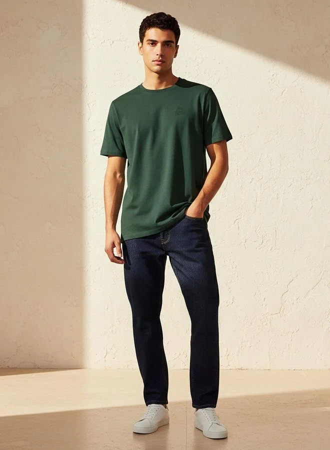 Kappa GREEN Kappa Men Embroidered T shirt for Men | Best Price UAE
