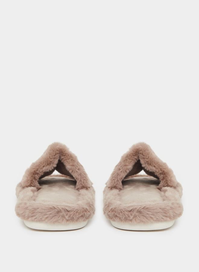 Styli Styli Embroidered Heart Slip On Slipper  - Image 5