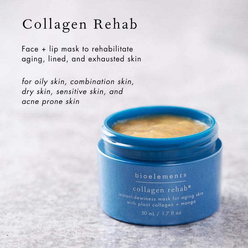 Bioelements Collagen Rehab - 1.7 fl oz - Face & Lip Mask for Aging Skin - Creates Instant Dewiness + Improves Fine Lines & Wrinkles - Vegan, Gluten Free - Never Tested on Animals - Image 3