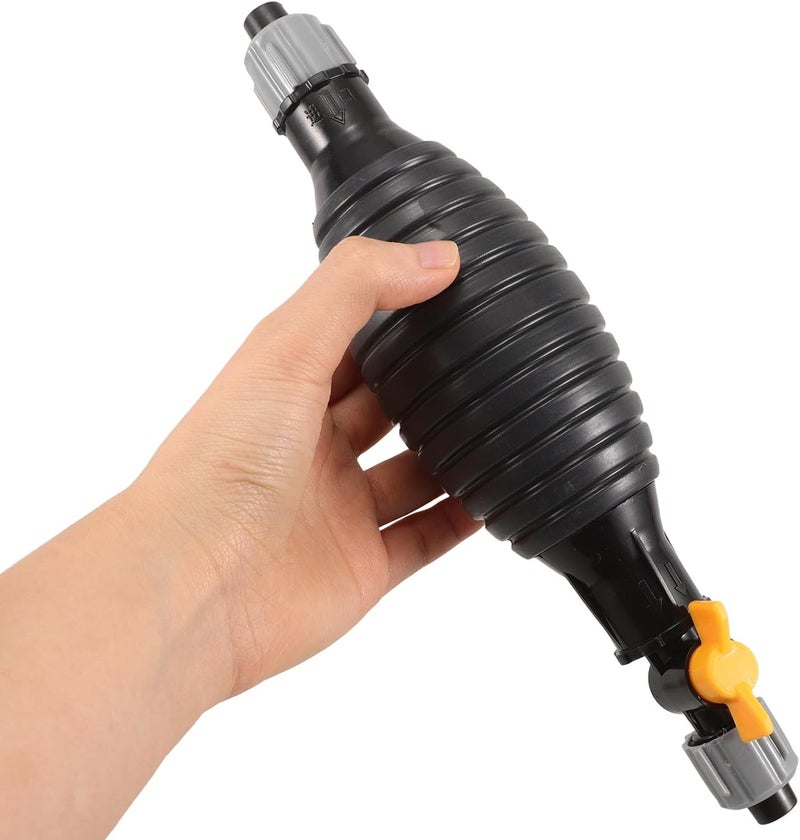 Amosfun Manual Gasoline Siphon Pump Hand Transfer Pump Oil Water Transfer Siphon Hose for Automotive Garage and Fish Use - Image 3
