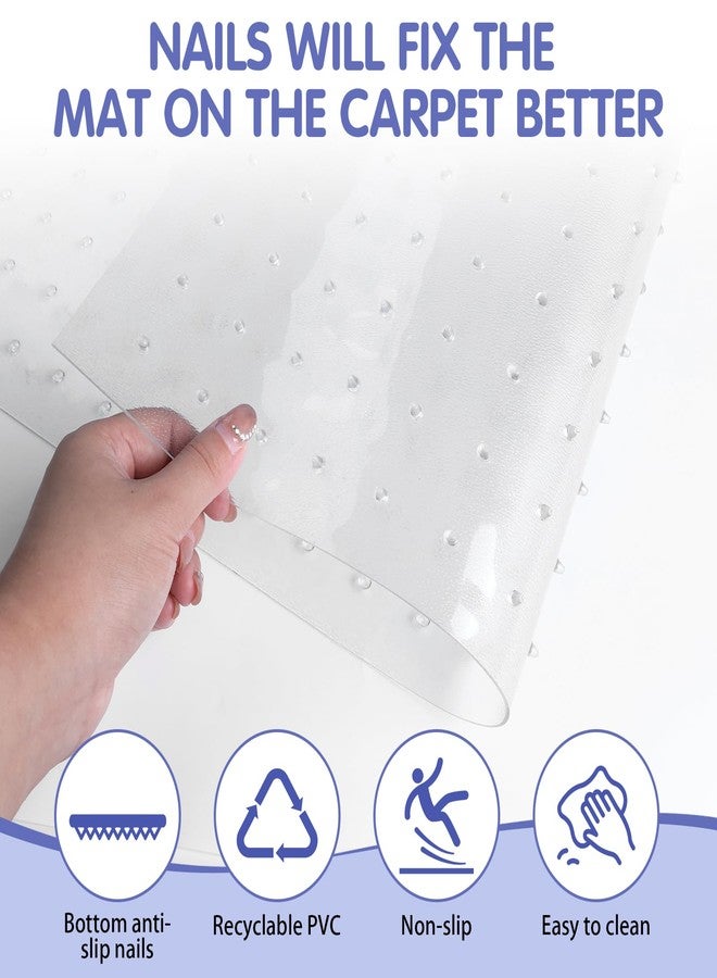 Eunice Carpet Protector for Pets, 15 in x 6.6 Ft Cat Carpet Protector for Doorway, Anti-Slip Cat Scratch Mat, Easy to Cut Plastic Stopper - Image 3