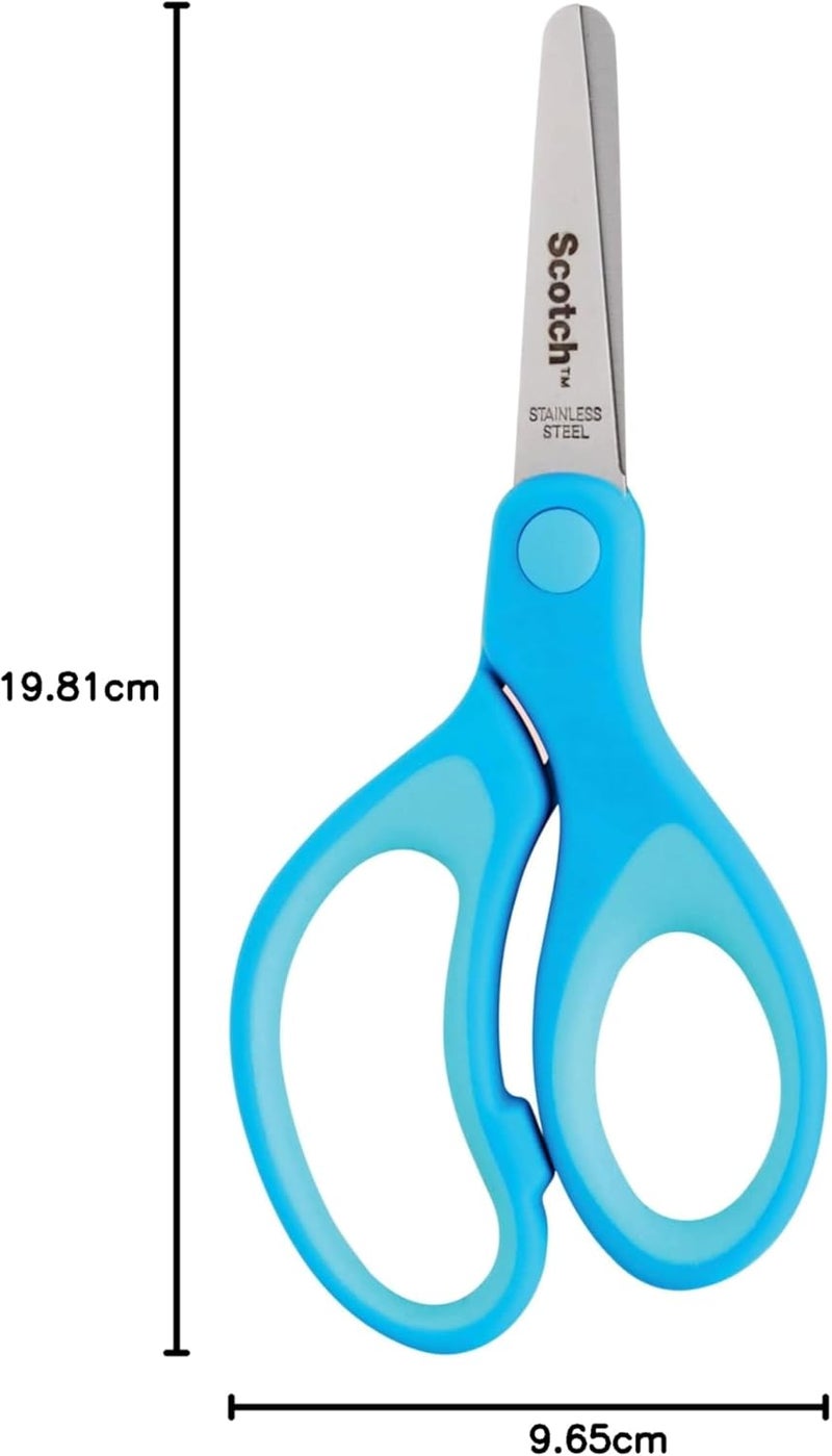 Scotch Kids Scissors 5" with Blunt Tip - Safe for Children, Assorted Colors - Image 4